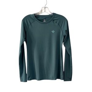 Rabbit Sage Green Long Sleeve Athletic T-Shirt Top Size Small